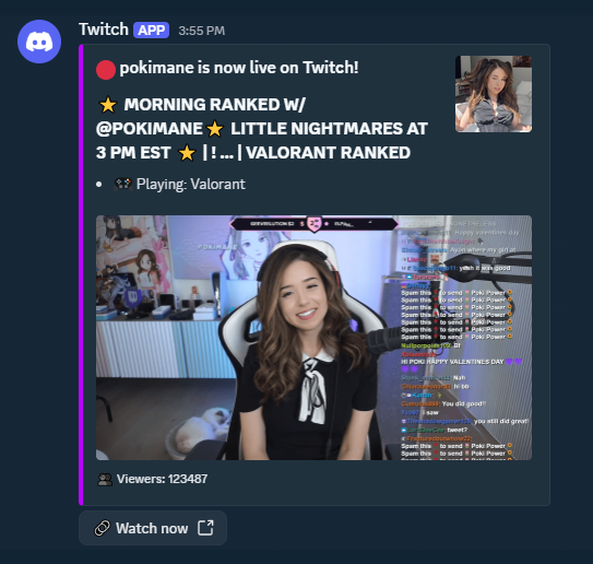 Beautiful Stream Embeds